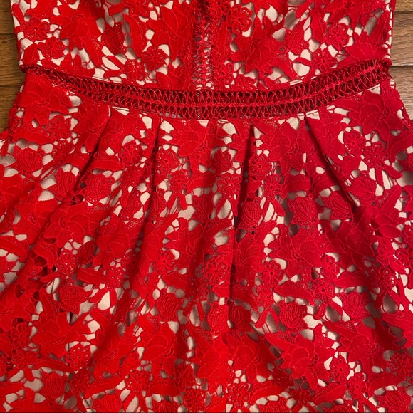 Francesca's Beverly Off the Shoulder Lace Dress - Picture 9 of 16